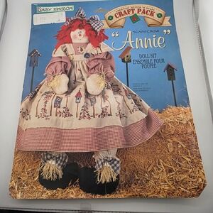 Vintage Daisy Kingdom Scarecrow Annie Doll Kit‎ Creative Stitch 'N Stuff Craft